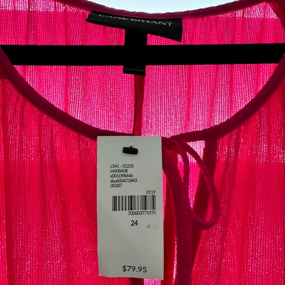 Lane Bryant pink maxi dress size 24 BNWT - Picture 3 of 5